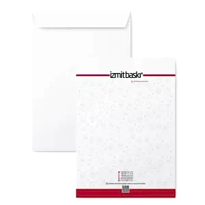 Torba Zarf 500 Adet Renkli Logo Baskılı